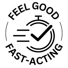 Feels Good Fast- Acting Logo- Good Feels