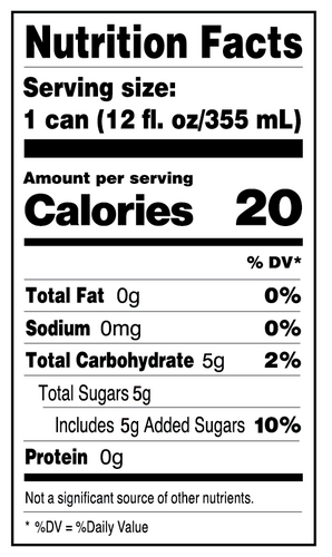 Good Feels Infused Seltzer Dragonfruit Raz label with dragonfruit graphics and nutritional information.