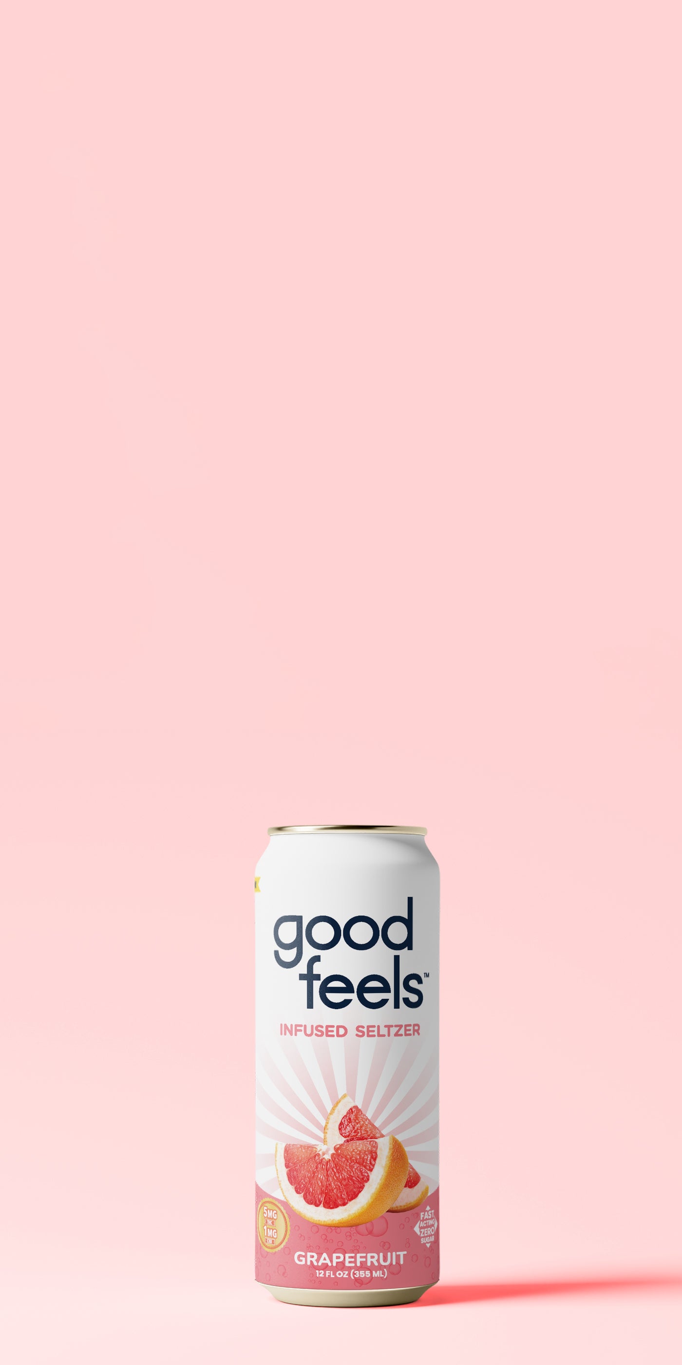 Single Good Feels Infused Seltzer Grapefruit