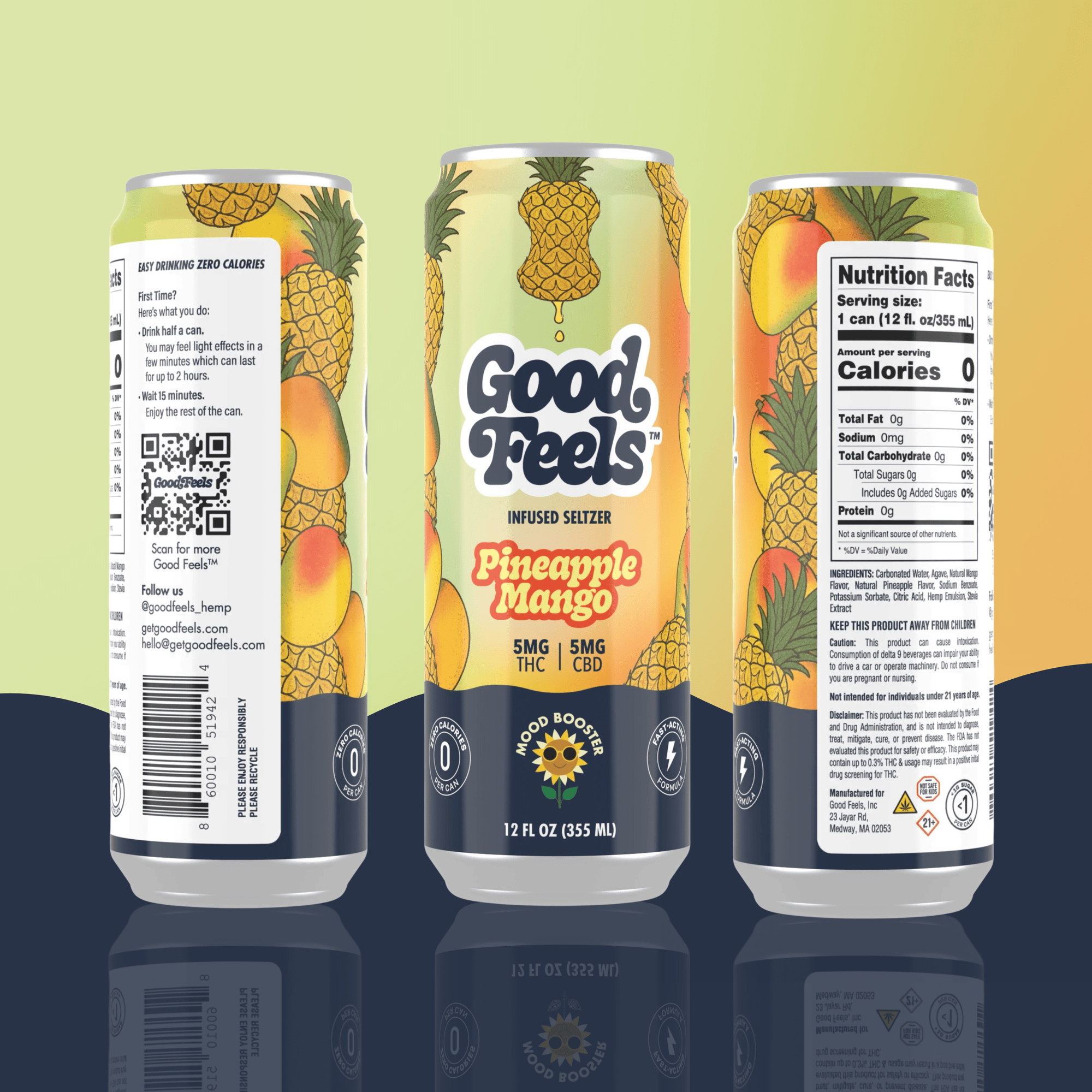 Pineapple Mango THC Drink - Good Feels