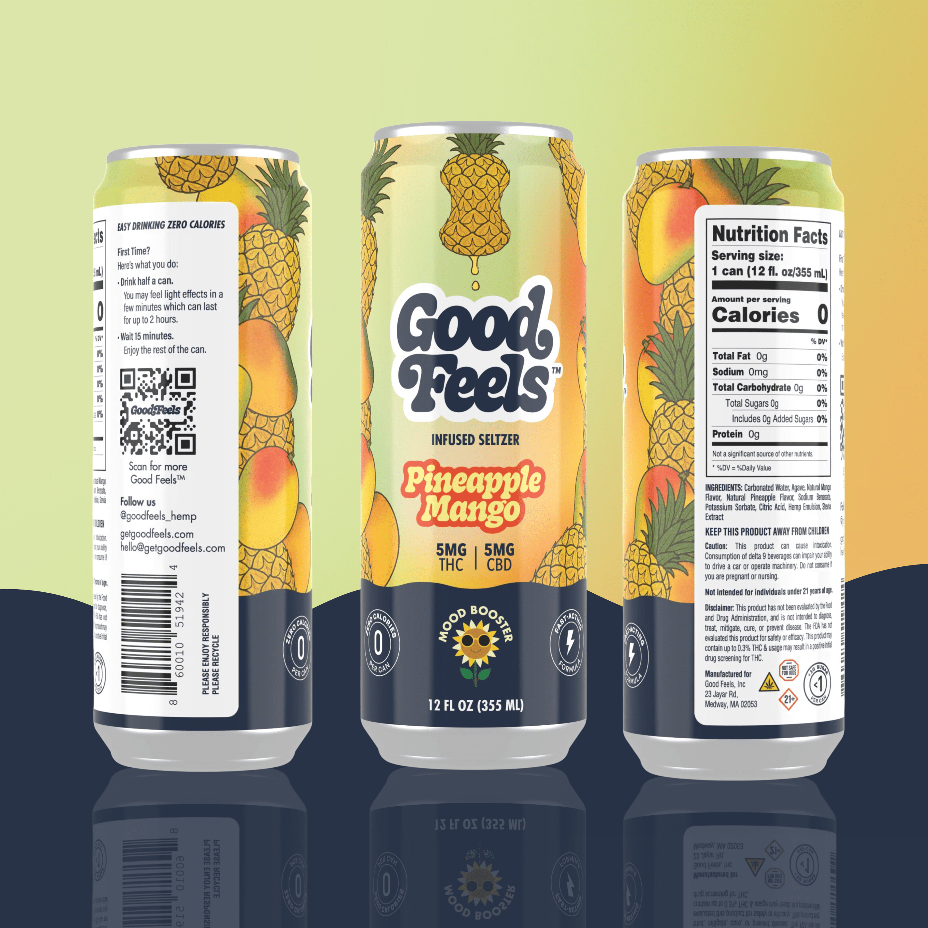 Pineapple Mango THC Drink - Good Feels