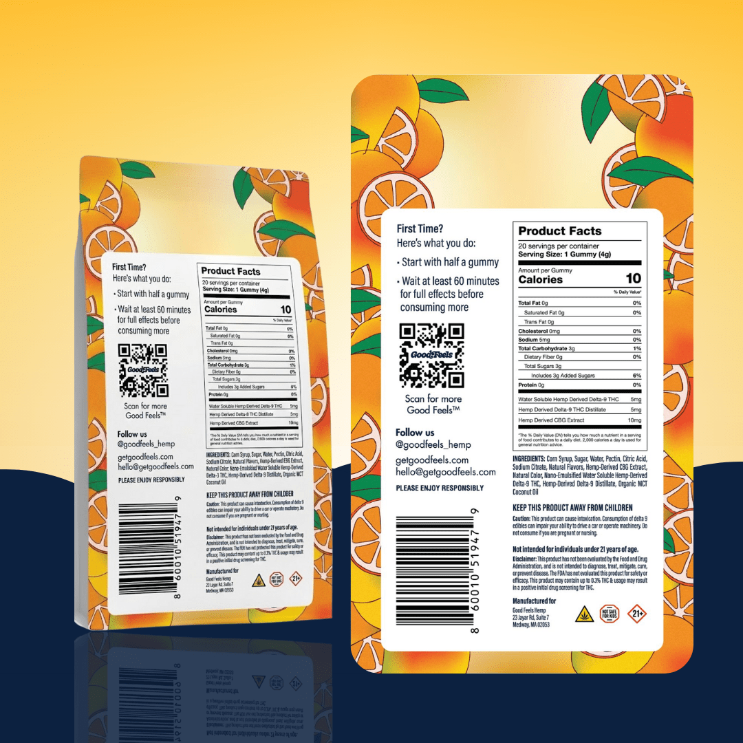 Tangerine Mango Gummies - Good Feels